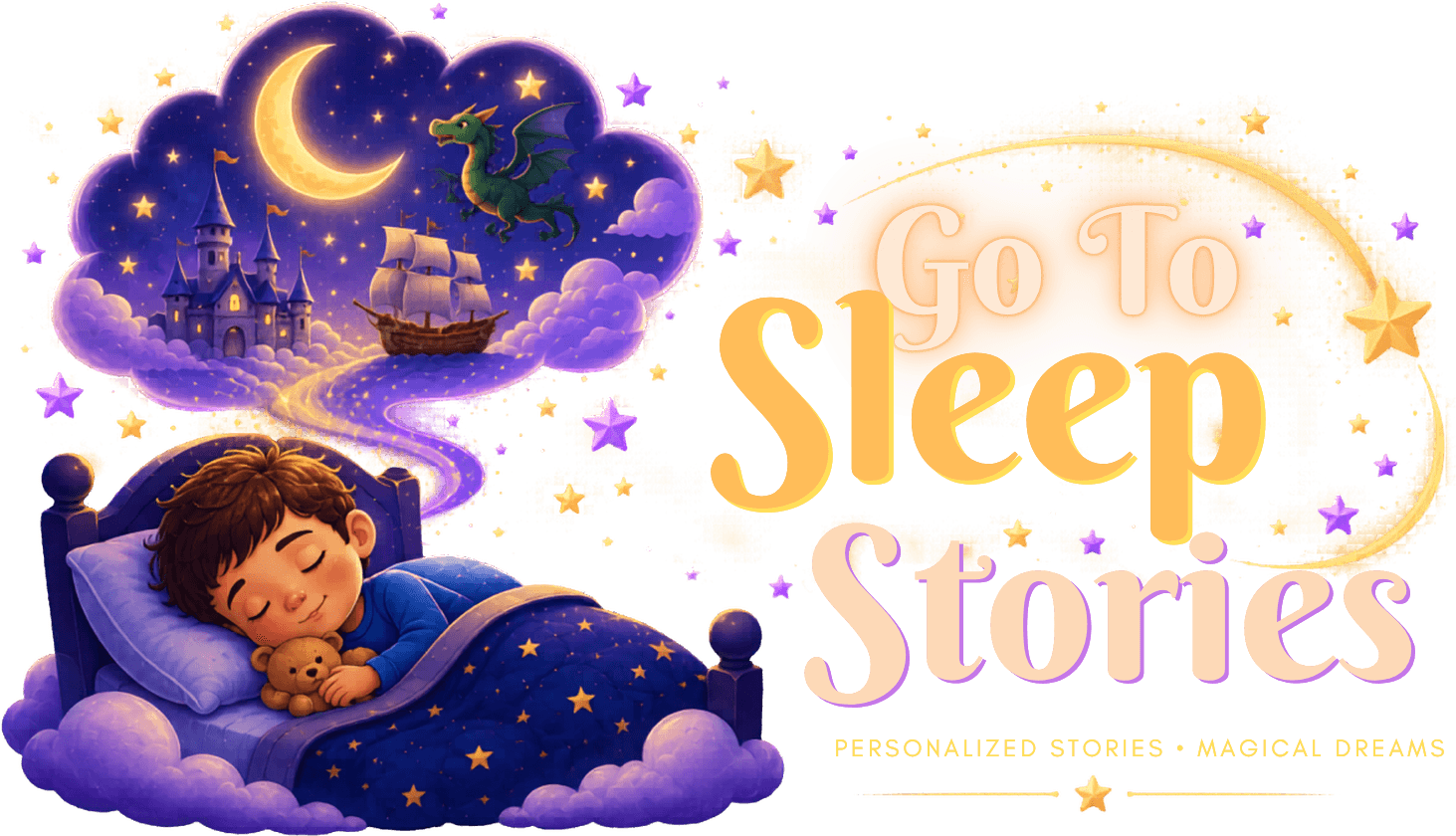 Go to Sleep Stories — personalized bedtime stories, magical dreams