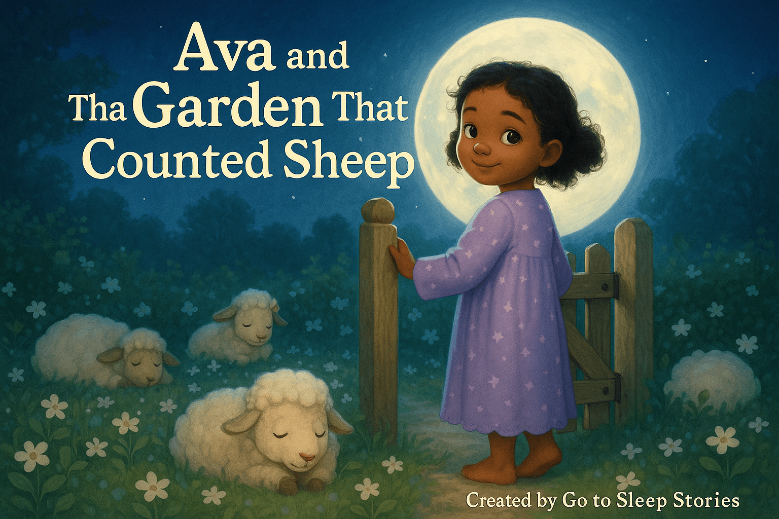 Cover art for Ava and the Garden That Counted Sheep